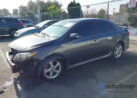 2011 Toyota Corolla S z USA, uszkodzony, nr VIN 2T1BU4EE6BC700638